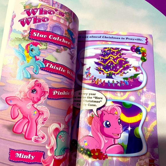 MY LITTLE PONY NWT VTG 2005 TOKYOPOP JR CINE-MANGA A VERY MINTY CHRISTMAS BOOK - Picture 7 of 11